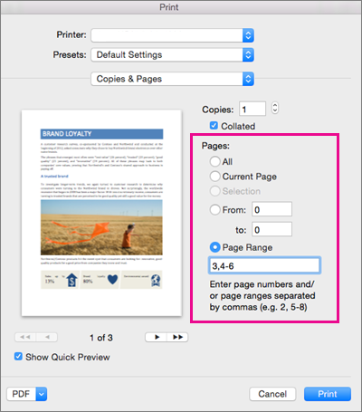 two sided printion in word for mac 2016